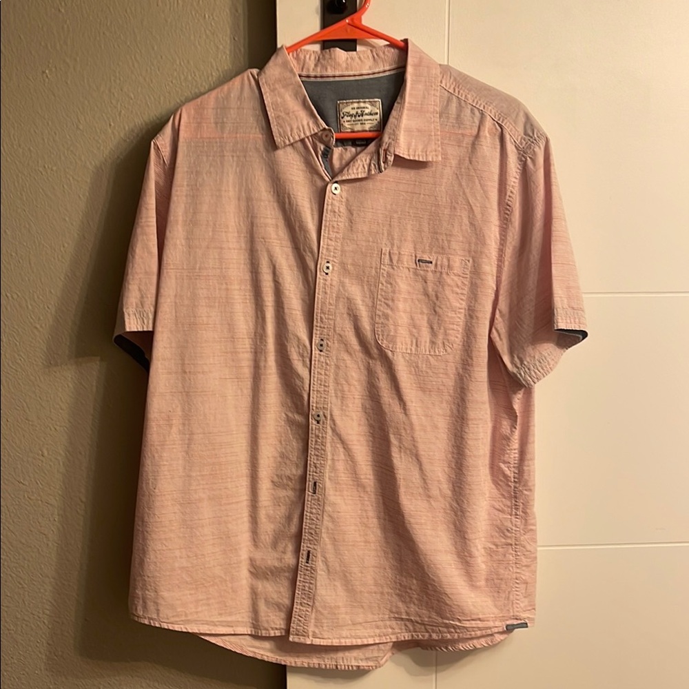 Flag & Anthem Pink Short Sleeve Shirt